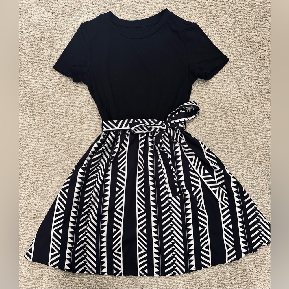 Black and White Dress